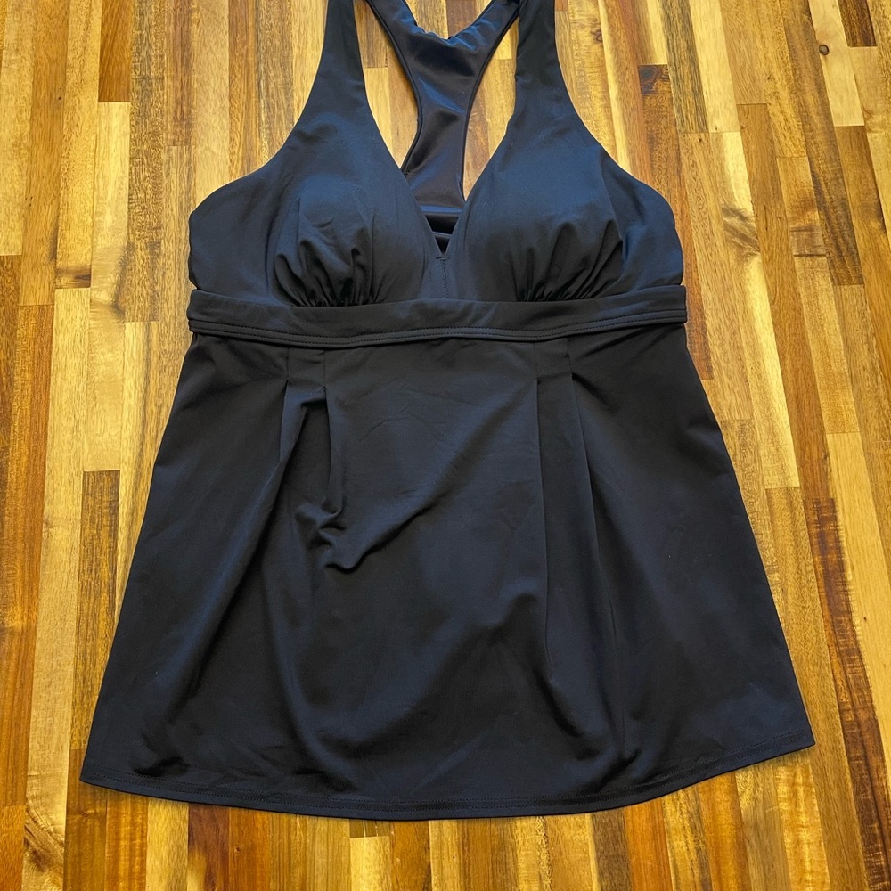 Land’s End Razor Back Women's Tankini Swim Top